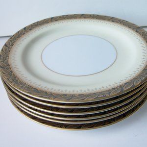 Vintage 6 Noritake 7.5" plates (#EV237)